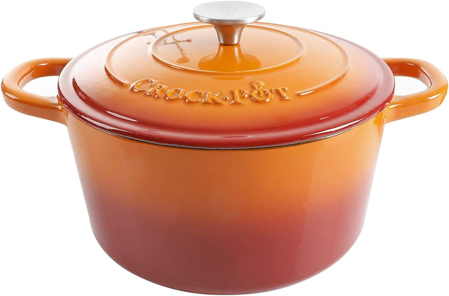 Crock-Pot 3 Quart Enameled Cast Iron Dutch Oven – Aqua sb2ws6