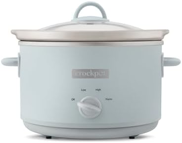 Crock-Pot 4.5 Quart Manual Slow Cooker – Macaroon Blue r5n6rx