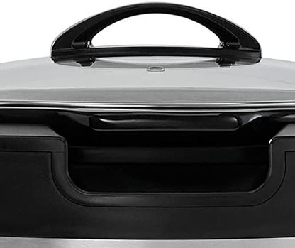 Crock-Pot Thermoshield 6 Quart Slow Cooker with Carry Handles wnh7bm