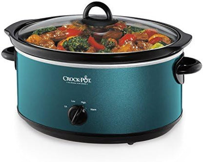 Crock-Pot 7 Quart Manual Slow Cooker – Turquoise vvc7f3
