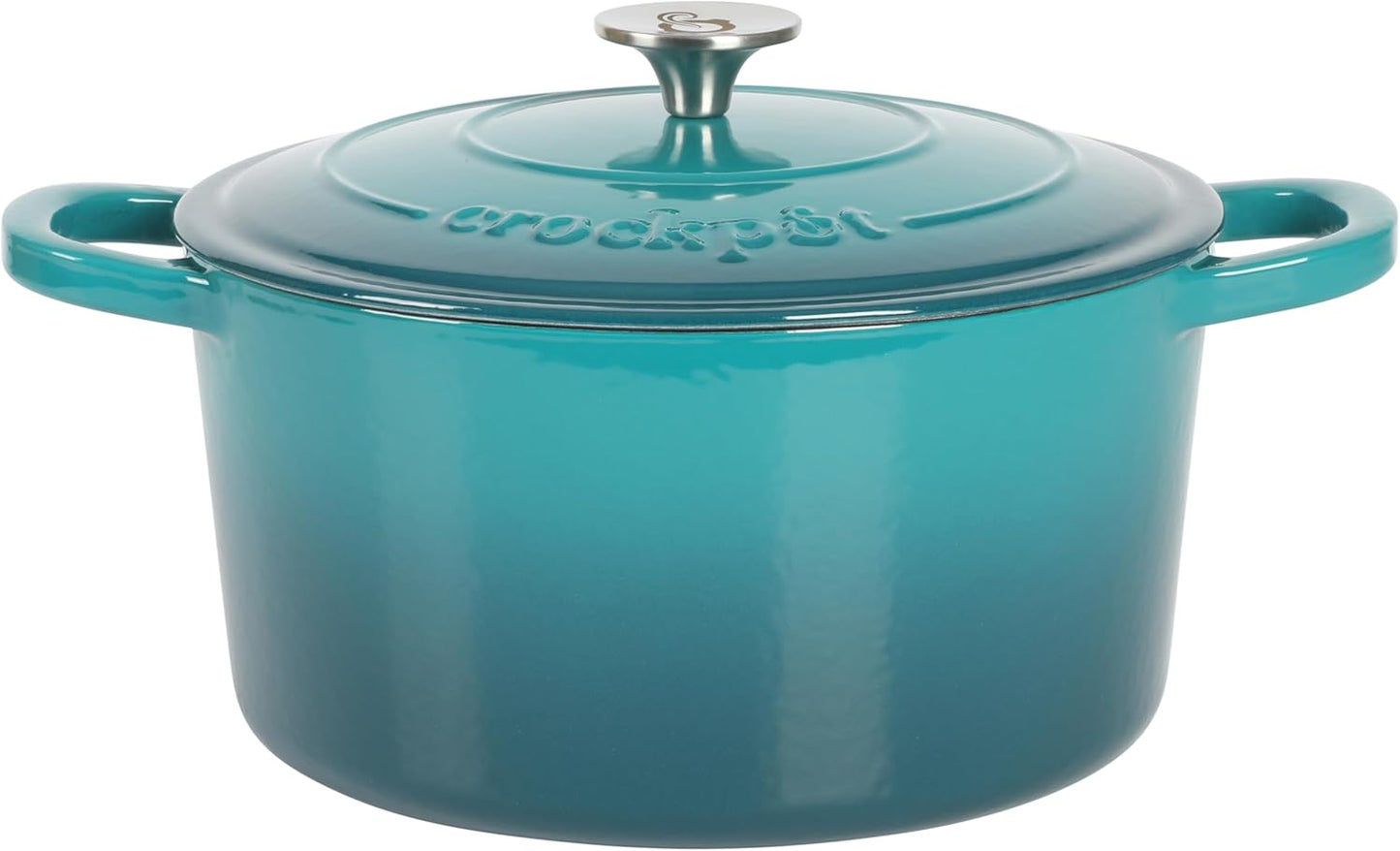 Crock-Pot 3 Quart Enameled Cast Iron Dutch Oven – Aqua sb2ws6