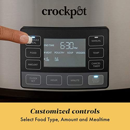 Crock-Pot MyTime 6 Quart Programmable Slow Cooker vykwqs