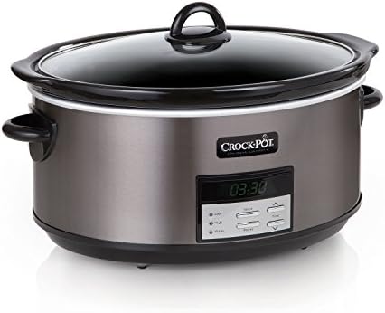 Crock-Pot 8 Quart Programmable Slow Cooker with Auto Warm dyu2w7