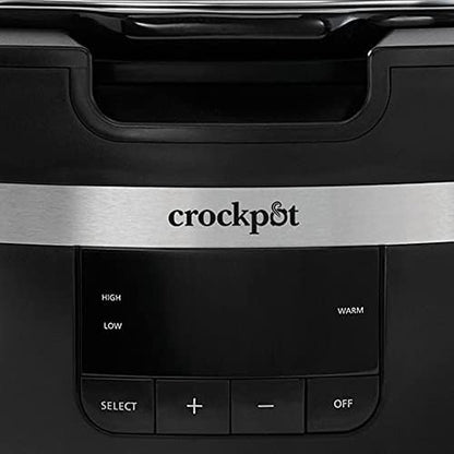 Crock-Pot Thermoshield 6 Quart Slow Cooker with Carry Handles wnh7bm