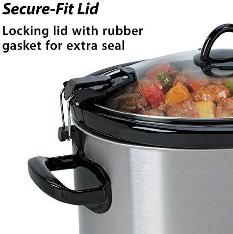 Crock-Pot Cook & Carry 6 Quart Portable Slow Cooker dak3pk