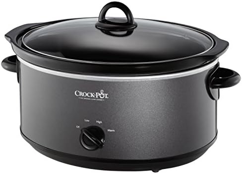 Crock-Pot 7 Quart Slow Cooker – Charcoal 8tcz2d