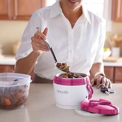 Crock-Pot Lunch Crock Portable Food Warmer 20oz – Pink sazb5d