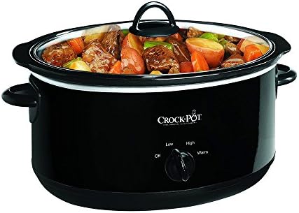 Crock-Pot 8 Quart Manual Slow Cooker – Black qqkxmk