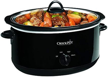Crock-Pot 8 Quart Manual Slow Cooker – Black qqkxmk
