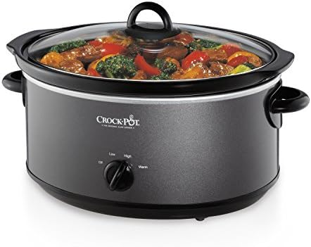 Crock-Pot 7 Quart Slow Cooker – Charcoal 8tcz2d