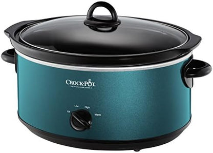 Crock-Pot 7 Quart Manual Slow Cooker – Turquoise vvc7f3