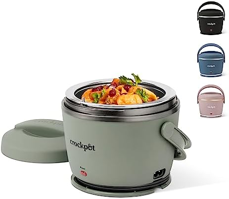 Crock-Pot Portable Electric Lunch Box Food Warmer – Green mdvkhm