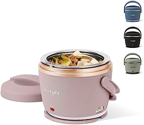 Crock-Pot Electric Lunch Box Food Warmer 20oz – Blush Pink qeunh2