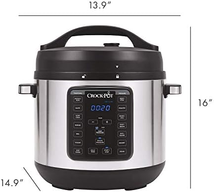 Crock-Pot 8 Quart Express Crock Multi-Use Pressure Cooker usq8np