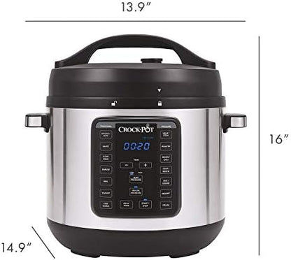 Crock-Pot 8 Quart Express Crock Multi-Use Pressure Cooker usq8np