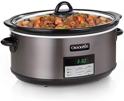 Crock-Pot 8 Quart Programmable Slow Cooker with Auto Warm dyu2w7