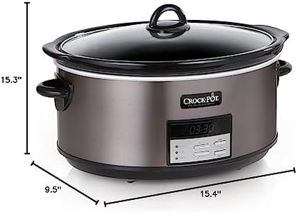 Crock-Pot 8 Quart Programmable Slow Cooker with Auto Warm dyu2w7