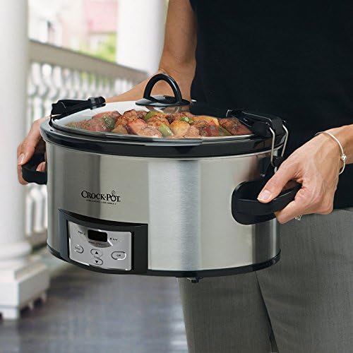 Crock-Pot Cook & Carry 6 Quart Programmable Slow Cooker z3npyq