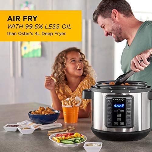 Crock-Pot Express Crisp 8 Quart 10-in-1 Pressure Cooker 85fun9