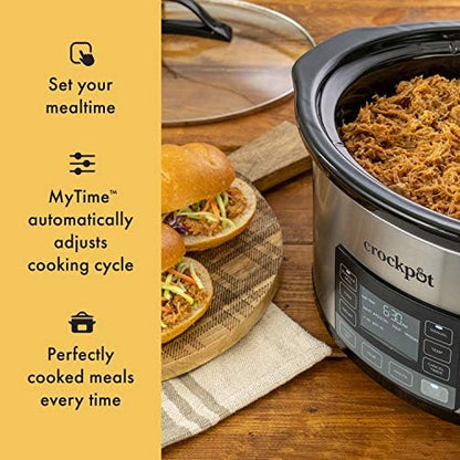 Crock-Pot MyTime 6 Quart Programmable Slow Cooker vykwqs