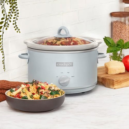 Crock-Pot 4.5 Quart Manual Slow Cooker – Macaroon Blue r5n6rx