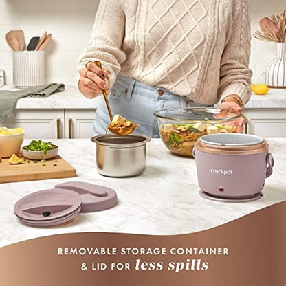Crock-Pot Electric Lunch Box Food Warmer 20oz – Blush Pink qeunh2