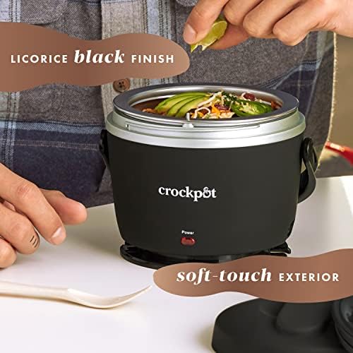 Crock-Pot Electric Lunch Box Food Warmer 20oz – Black mza8z6