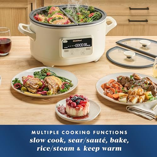 Crock-Pot MultiMeal Multicooker with Programmable Slow Cooker fdxcj2