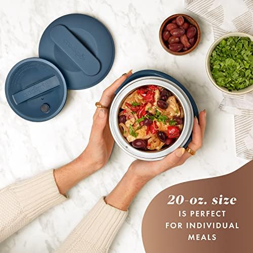 Crock-Pot Electric Lunch Box Food Warmer 20oz – Faded Blue mmxmzz