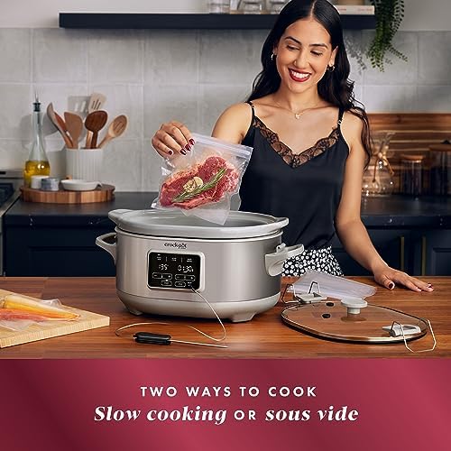 Crock-Pot 7 Quart Programmable Cook & Carry Slow Cooker 5uf8f2