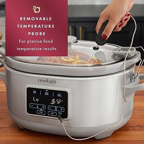 Crock-Pot 7 Quart Programmable Cook & Carry Slow Cooker 5uf8f2
