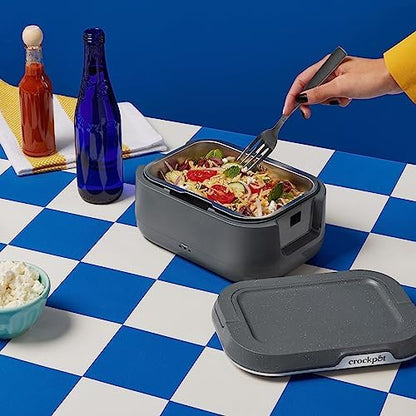 Crock-Pot Portable Electric Lunch Box Food Warmer 28oz bjkdzt