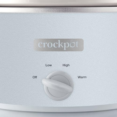 Crock-Pot 4.5 Quart Manual Slow Cooker – Macaroon Blue r5n6rx