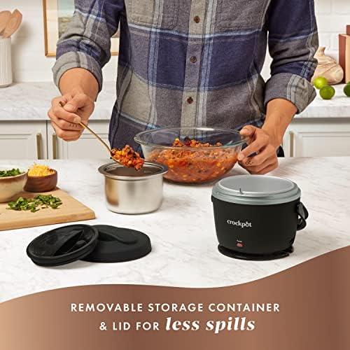 Crock-Pot Electric Lunch Box Food Warmer 20oz – Black mza8z6