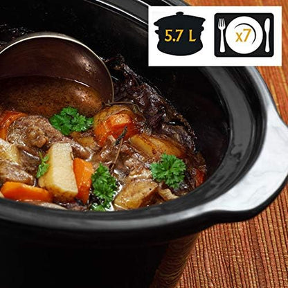 Crock-Pot Cook & Carry 6 Quart Portable Slow Cooker dak3pk