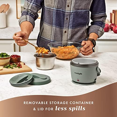 Crock-Pot Portable Electric Lunch Box Food Warmer – Green mdvkhm