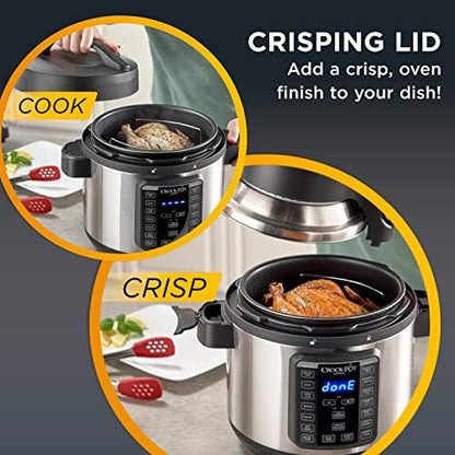 Crock-Pot Express Crisp 8 Quart 10-in-1 Pressure Cooker 85fun9