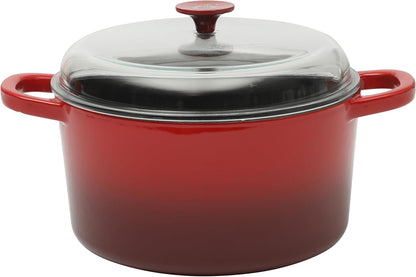 Crock-Pot 3 Quart Enameled Cast Iron Dutch Oven – Aqua sb2ws6