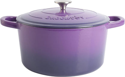 Crock-Pot 3 Quart Enameled Cast Iron Dutch Oven – Aqua sb2ws6