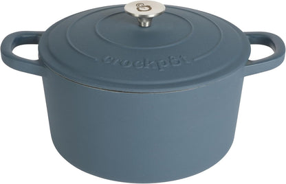 Crock-Pot 3 Quart Enameled Cast Iron Dutch Oven – Aqua sb2ws6