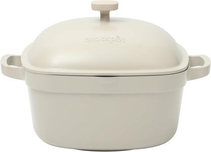 Crock-Pot 3 Quart Enameled Cast Iron Dutch Oven – Aqua sb2ws6