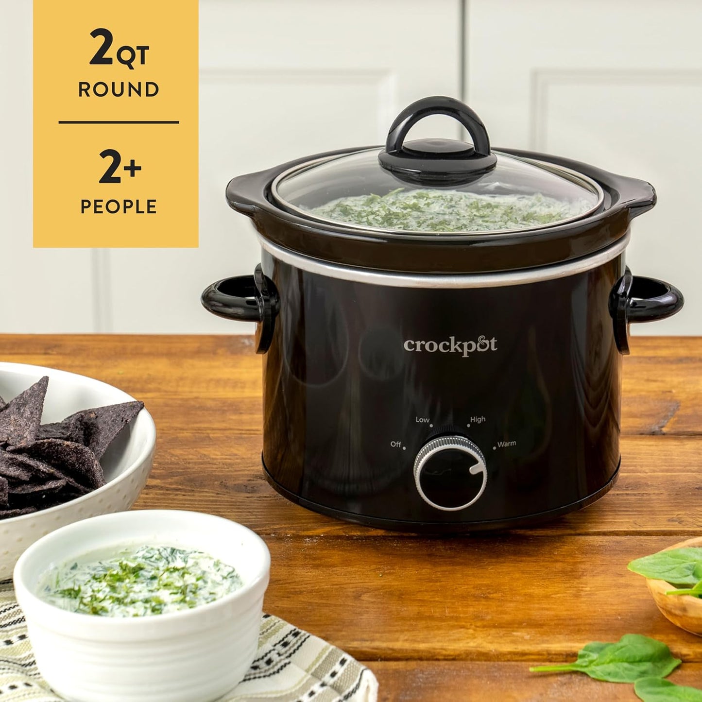 Crock-Pot 2 Quart Mini Slow Cooker – Classic Compact Cooker 3rp563