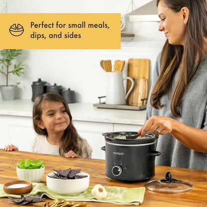 Crock-Pot 2 Quart Mini Slow Cooker – Classic Compact Cooker 3rp563