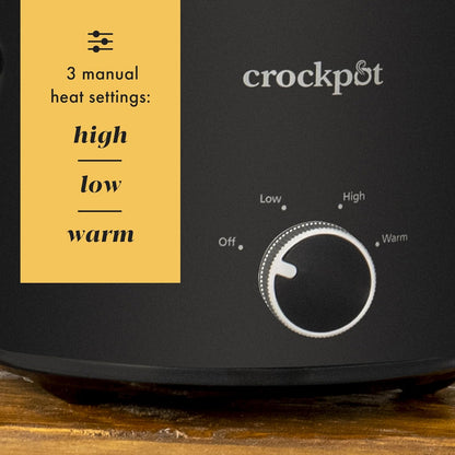 Crock-Pot 2 Quart Mini Slow Cooker – Classic Compact Cooker 3rp563
