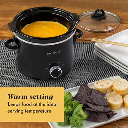 Crock-Pot 2 Quart Mini Slow Cooker – Classic Compact Cooker 3rp563